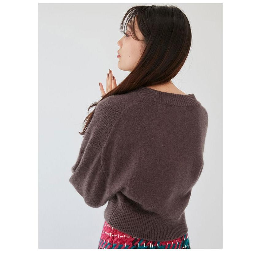 SNIDEL（スナイデル） SALE50%OFF トップス 24秋冬 ボタンフラッフィー