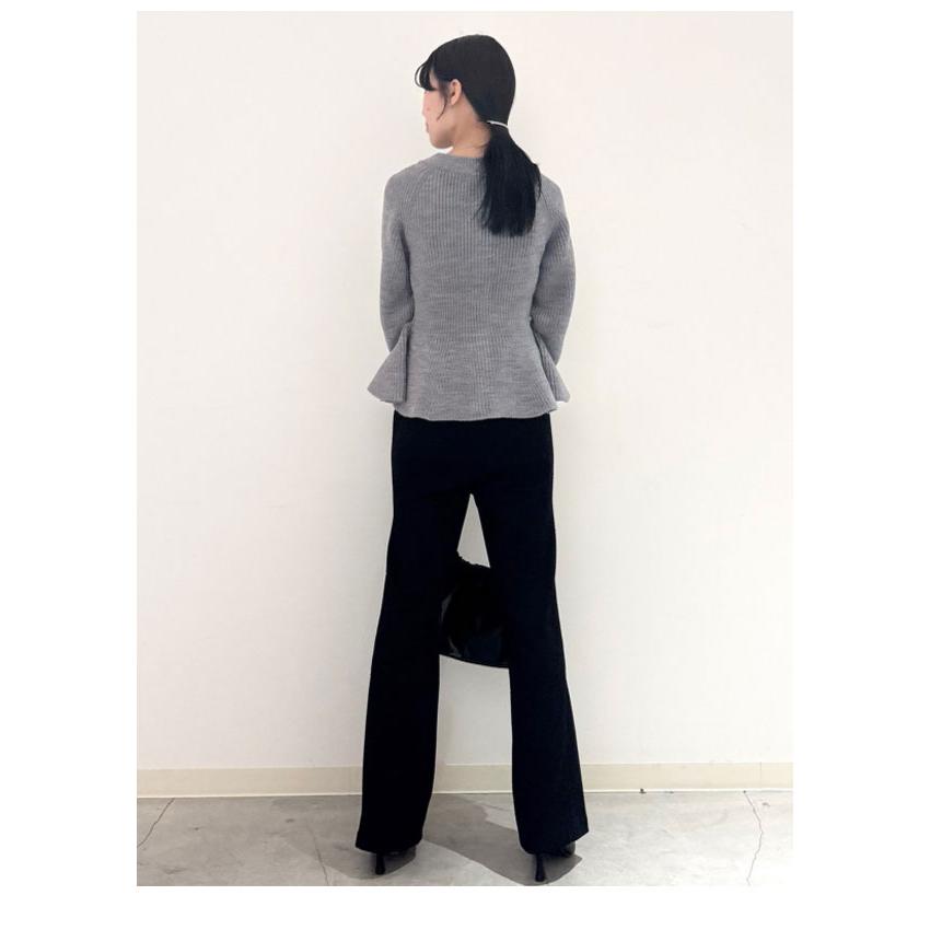 SNIDEL 新作10%OFF スナイデル トップス 25春夏 ペプラム SNIDEL 新作10%OFF スナイデル トップス 25春夏 ペプラム