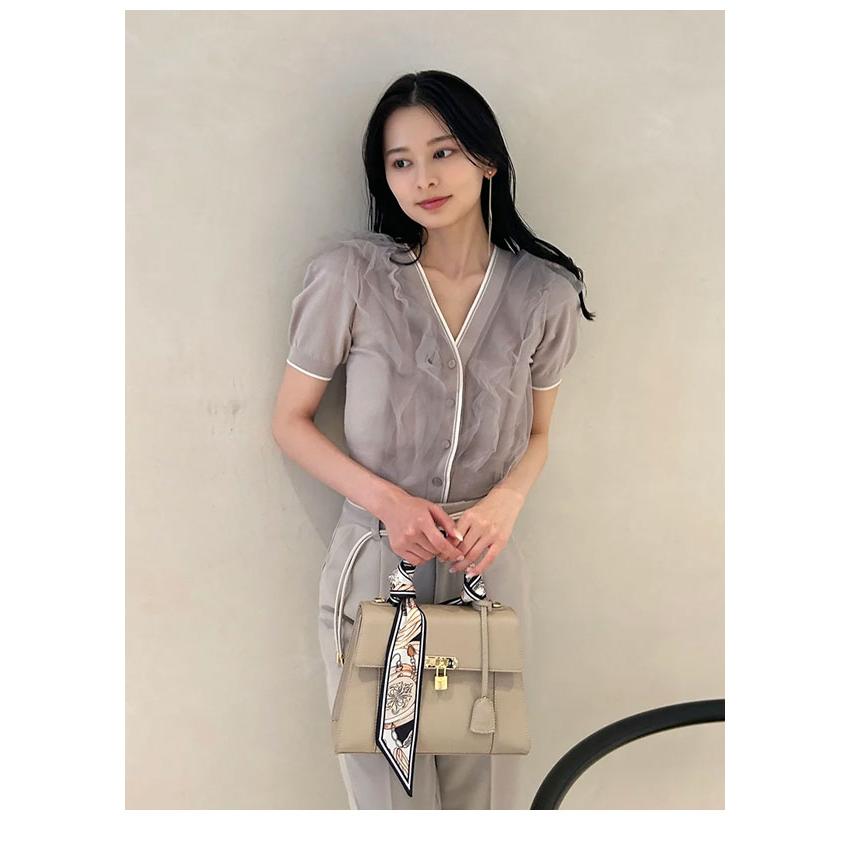 SNIDEL SALE40%OFF スナイデル トップス 25春夏 チュールフリル