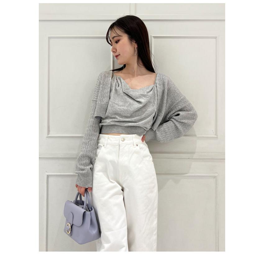 SNIDEL（スナイデル） SALE60%OFF トップス 25春夏 アシメアンサンブル