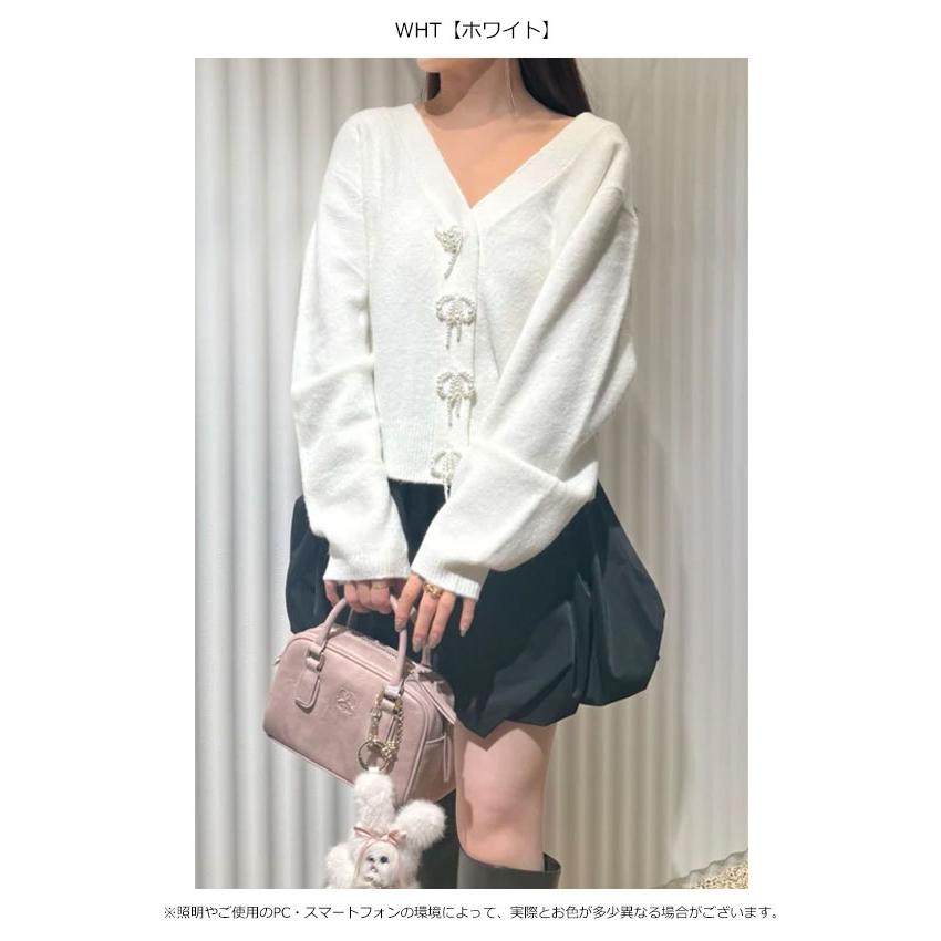 SNIDEL 新作10%OFF スナイデル トップス 25春夏 パールボタン