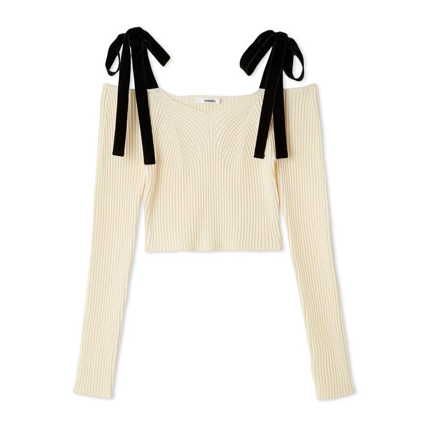 新品未使用タグ付き】snidel オフショルダー SNIDEL（シャツ/ブラウス