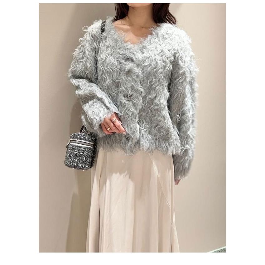 完売色♥️未開封✨SNIDEL スナイデル クロップドフリルカーディガン クロップドコットンフリルブラウス(シャツ・ブラウス)｜トップス