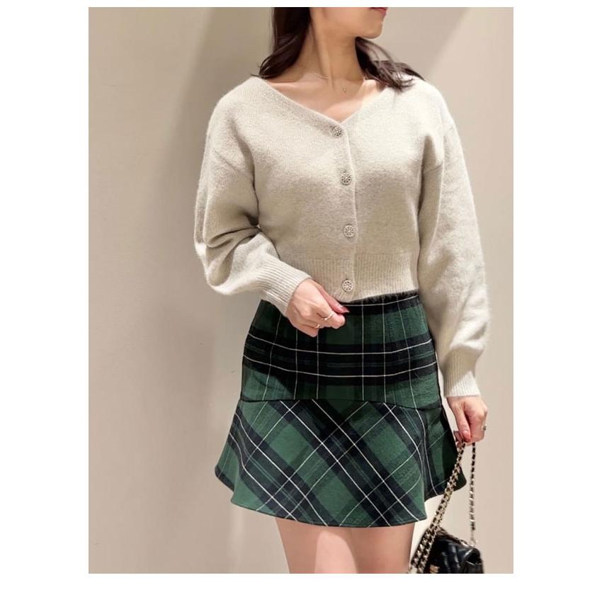 SNIDEL（スナイデル） 新作10%OFF トップス 25秋冬 フォックスビジュー