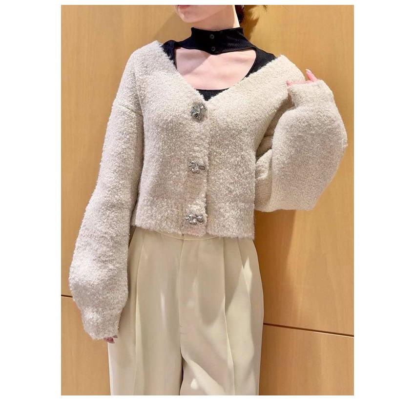 SNIDEL（スナイデル） SALE50%OFF トップス 25秋冬 ビジューリボン