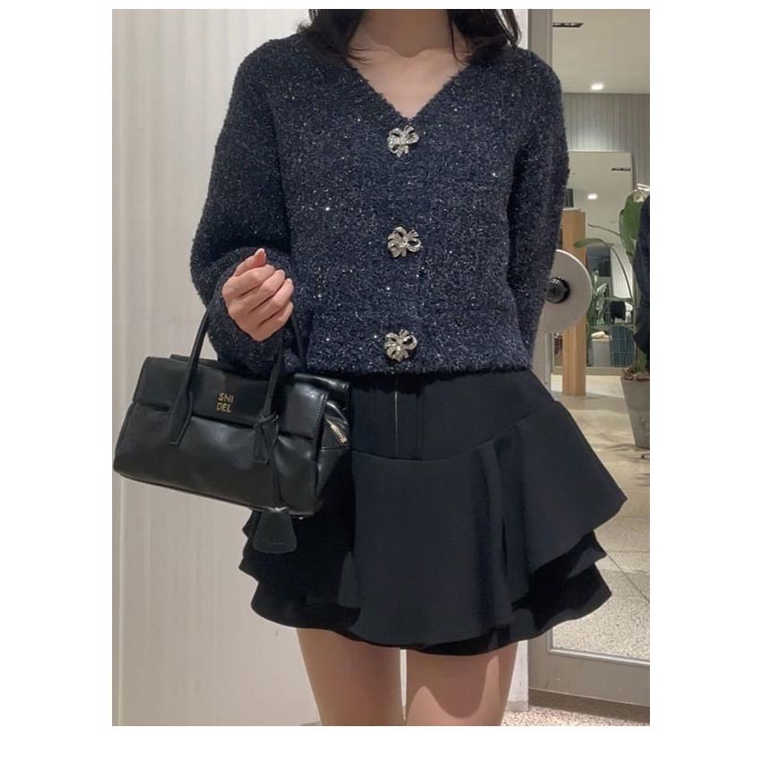 SNIDEL（スナイデル） SALE50%OFF トップス 25秋冬 ビジューリボン