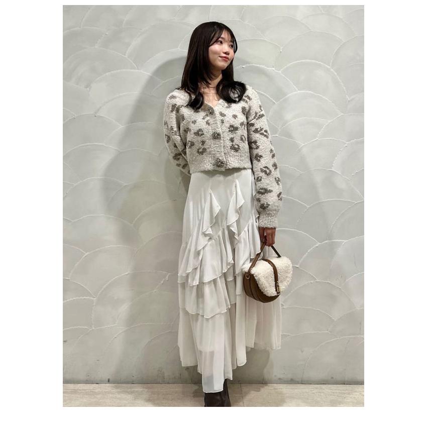 snidel ビジューリボンショートカーディガン ビジューリボンショートカーディガン（カーディガン/ボレロ）｜SNIDEL