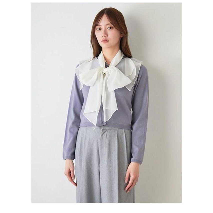 SNIDEL（スナイデル） SALE50%OFF トップス シアーカラーニットカーデ