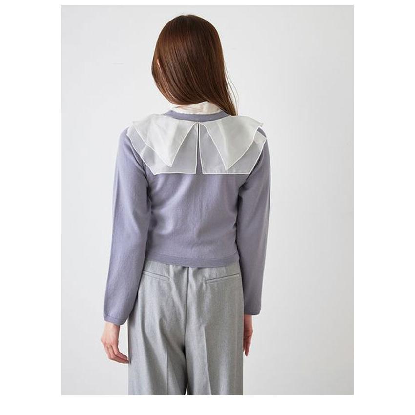 SNIDEL（スナイデル） SALE50%OFF トップス シアーカラーニットカーデ