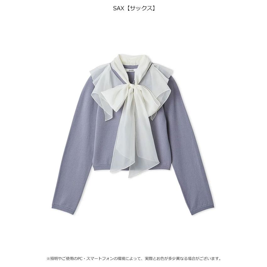 SNIDEL（スナイデル） SALE50%OFF トップス シアーカラーニットカーデ