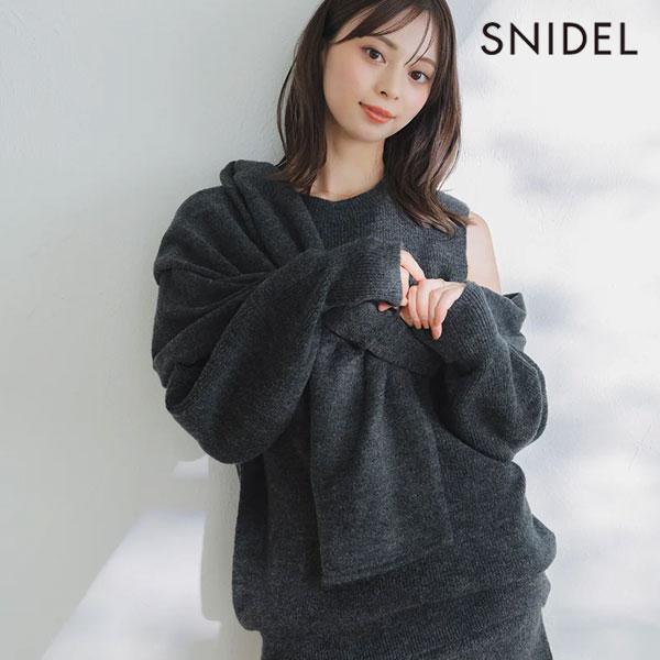 SNIDEL（スナイデル） SALE50%OFF トップス ディフォメーションニット