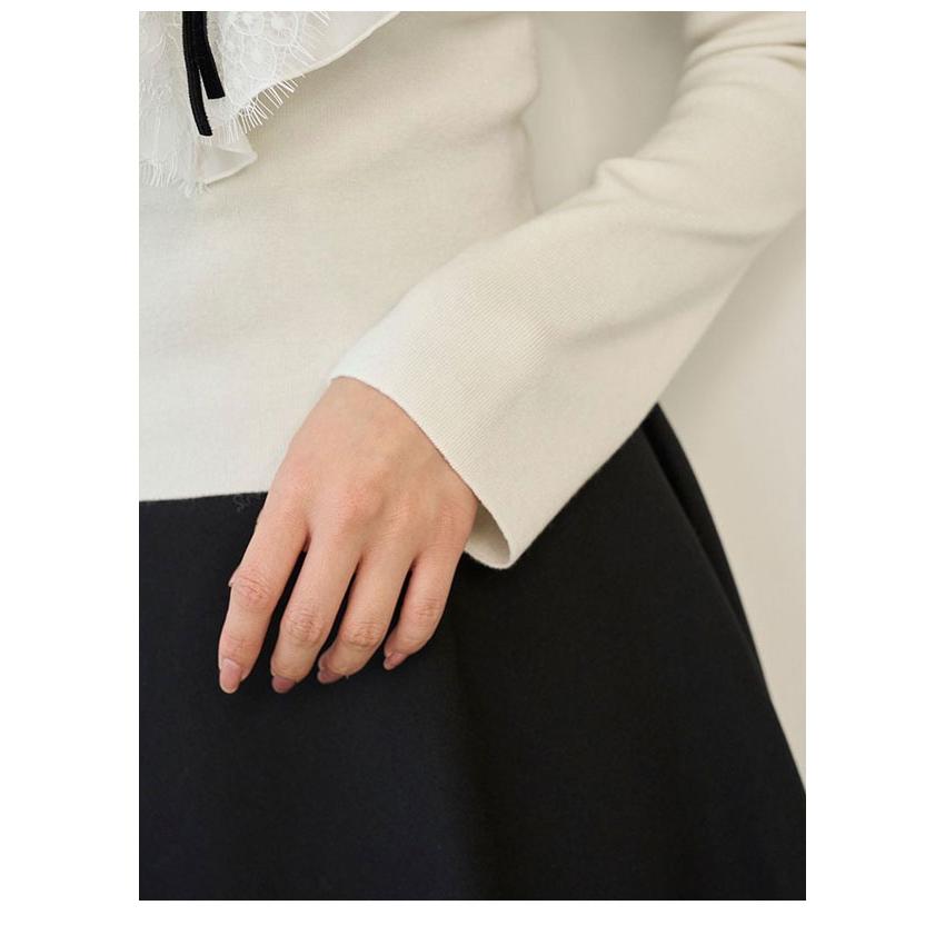 スナイデル Sustainableレイヤードラッフルニットプルオーバー SNIDEL（スナイデル） SALE20%OFF トップス 25秋冬 Sustainable