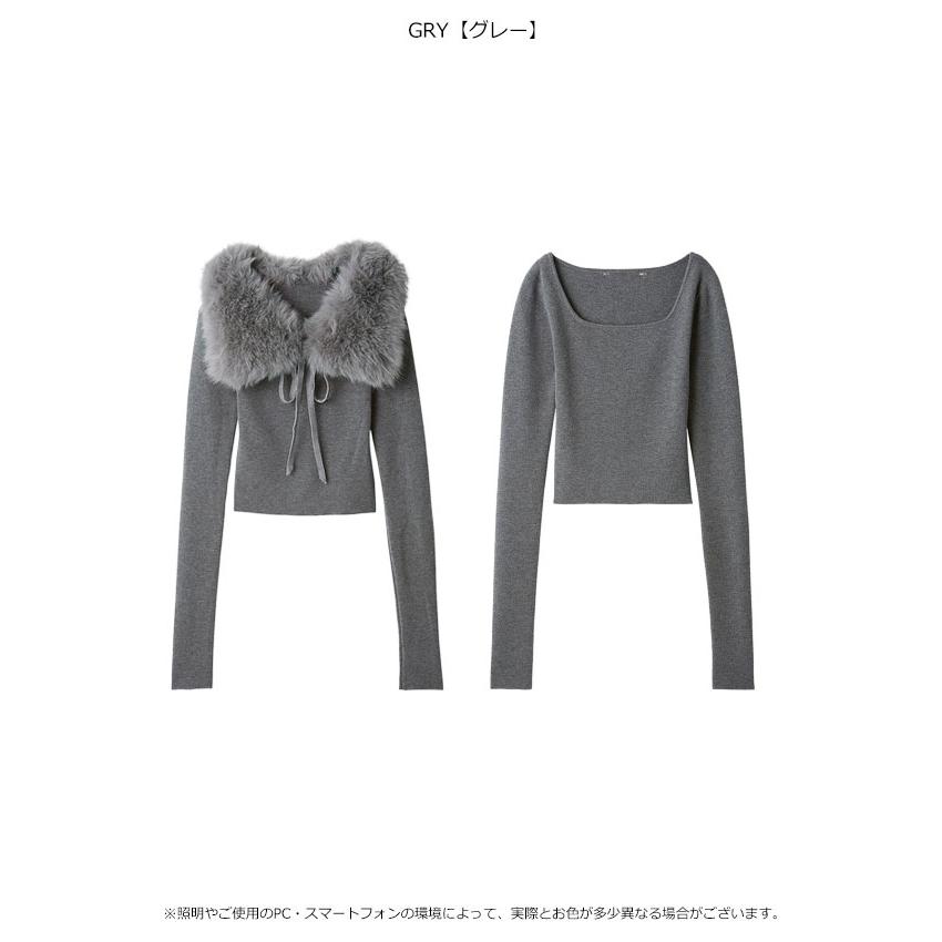 SNIDEL（スナイデル） SALE20%OFF トップス 25秋冬 ティペットファー