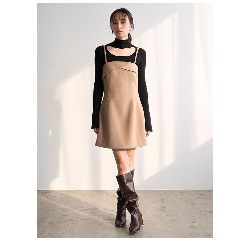 SNIDEL（スナイデル） 新作10%OFF トップス 25秋冬 2wayクロップド