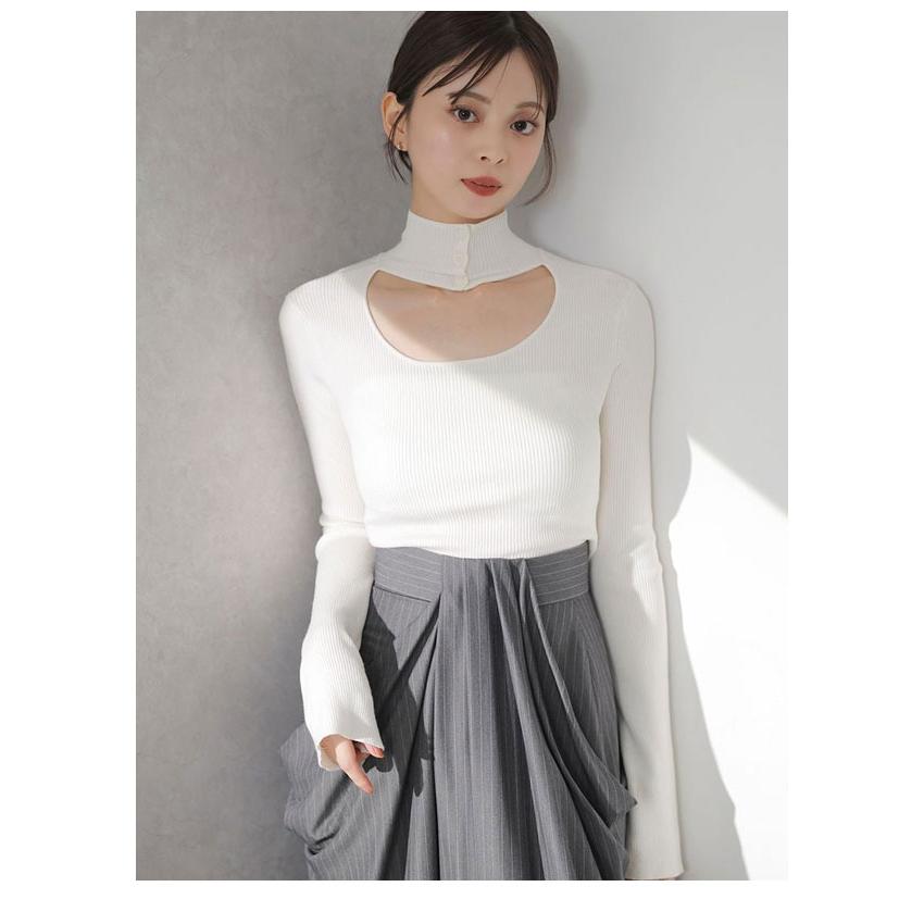 SNIDEL（スナイデル） 新作10%OFF トップス 25秋冬 2wayクロップド