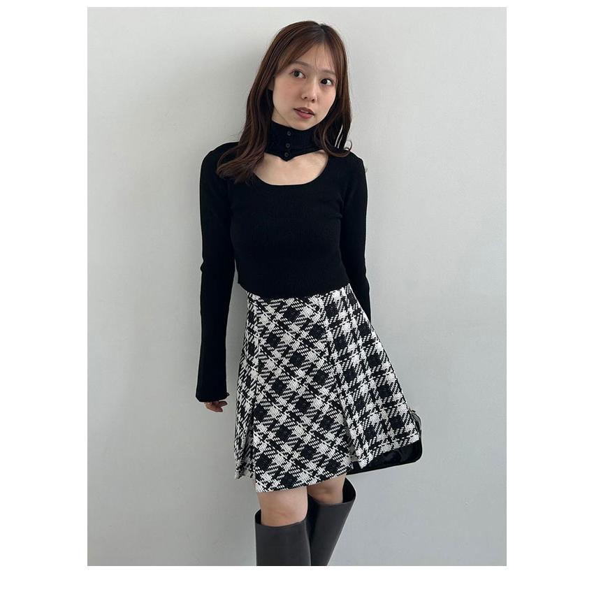 SNIDEL（スナイデル） 新作10%OFF トップス 25秋冬 2wayクロップド