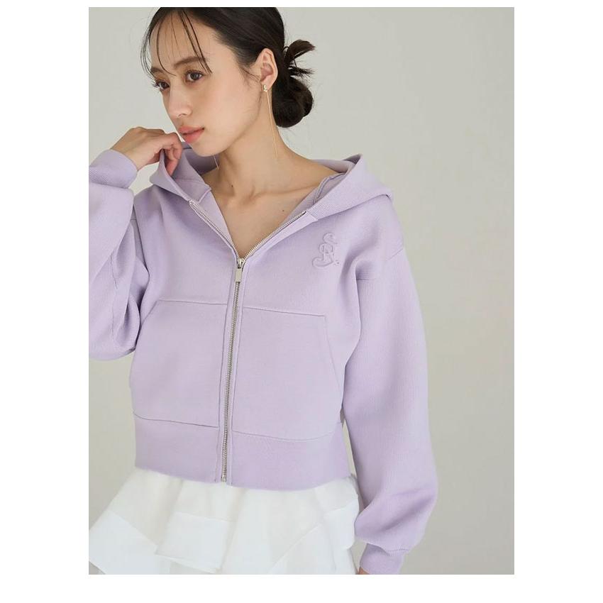 新品未使用♡SNIDEL ショートニットパーカー SNIDEL（スナイデル） SALE40%OFF トップス 26春夏 ショートニット