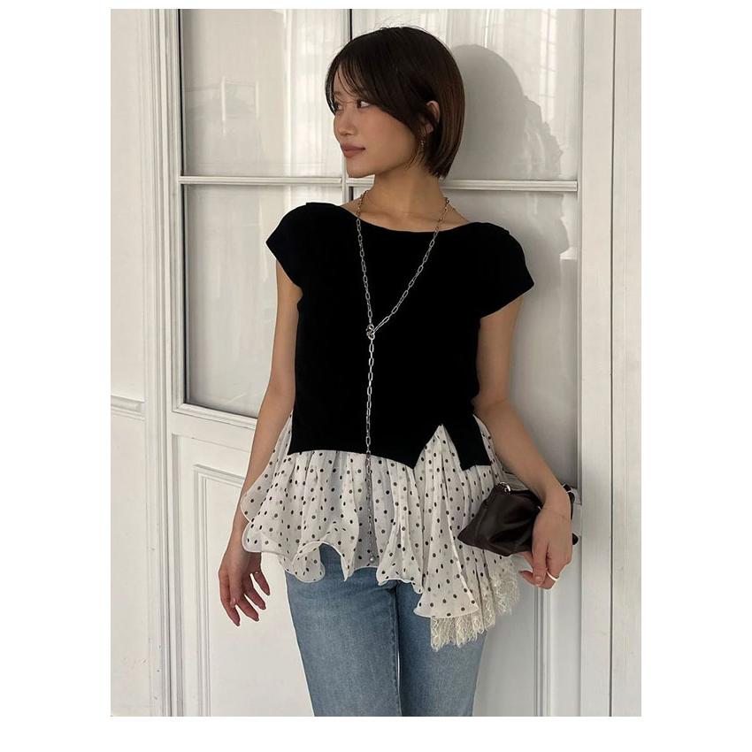 SNIDEL（スナイデル） SALE30%OFF トップス 26春夏 フリルレイヤード