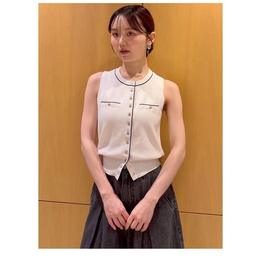 SNIDEL - トップス　スナイデル SNIDEL（スナイデル） トップス ニットジレプルオーバー ミドル丈