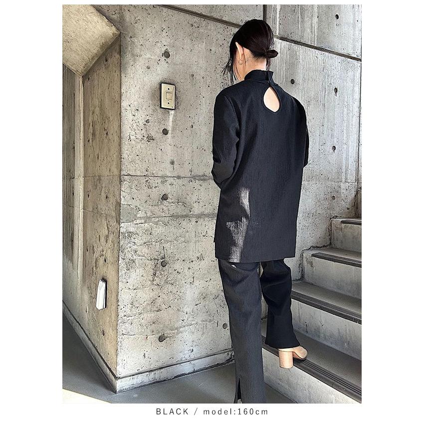 SALE アンソフィー un-sophie Striped crepe wide pants 楊柳 SALE アンソフィー un-sophie Striped crepe wide pants 楊柳