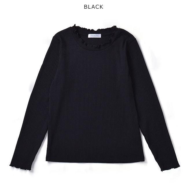 SALE INVOLVE インボルブ highnecked longsleeved cut