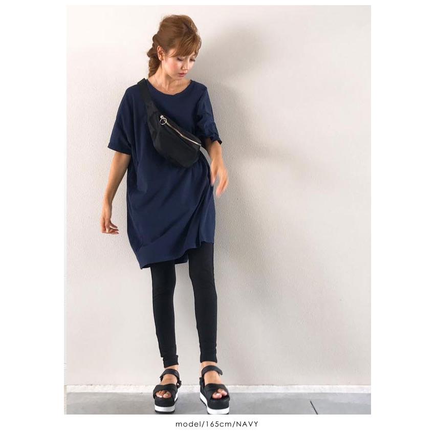 Involve インボルブ T Shirt One Piece Tシャツワンピ ス 無地 ビッグｔ メンズ シルエット ワンピース レディース トレンド Wos0054 セール Wos0054 バッグ ワンピースのダブルハート 通販 Yahoo ショッピング