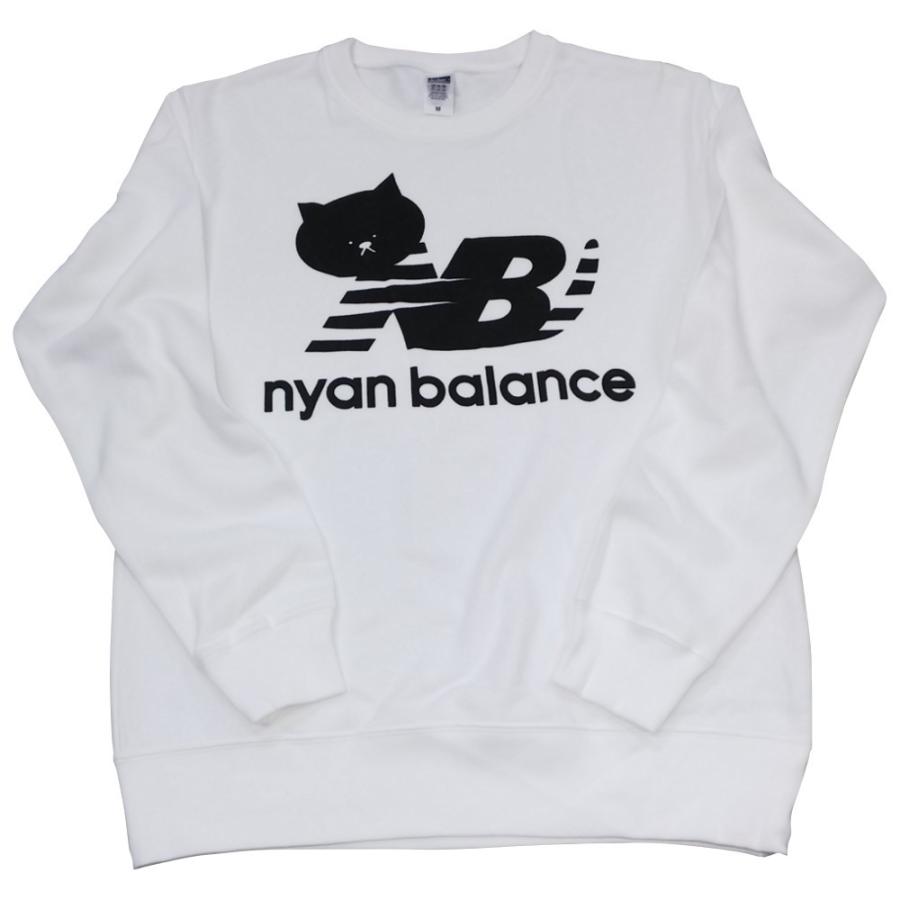 ニャンバランス 丸首 トレーナー スエット 裏毛 ブランド パロディー メンズ レディース ユニセックス 219 Nyanblance Tシャツ シャツ メンズ Double J 通販 Yahoo ショッピング