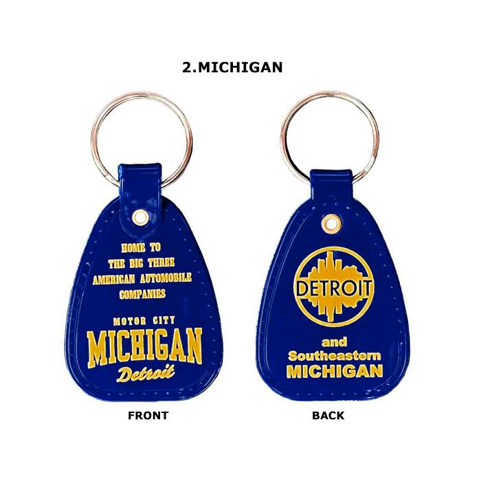 キーホルダー サドルキータグ ノベルティ 車の鍵 紛失防止 USA