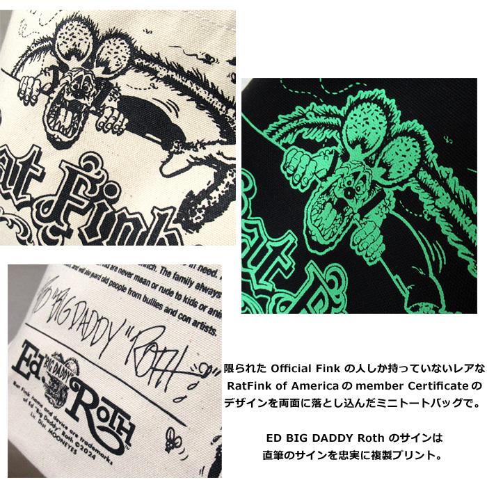 ランチトート バッグ ラットフィンク かわいい お弁当入れ ランチグッズ アメキャラ グッズ アメリカン雑貨 ダブルスリー | ブランド登録なし | 05