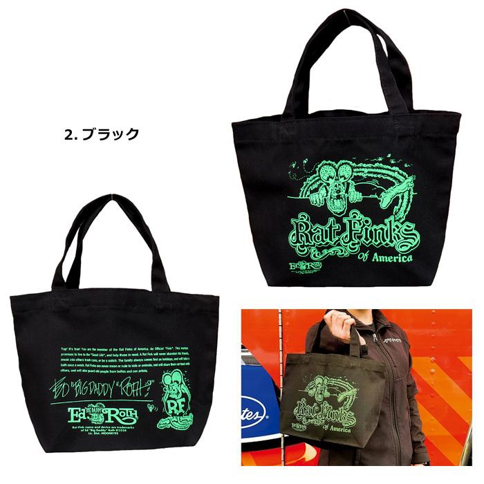 ランチトート バッグ ラットフィンク かわいい お弁当入れ ランチグッズ アメキャラ グッズ アメリカン雑貨 ダブルスリー | ブランド登録なし | 07