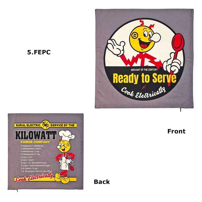 クッションカバー 44×44 正方形 綿100% インテリア 抱き枕 背もたれ 洗える ベティちゃん ガーフィールド アメキャラ アメリカン雑貨 ダブルスリー | ブランド登録なし | 11