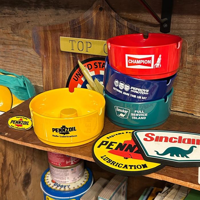 灰皿 卓上灰皿 メラミン 割れにくい ロゴ アメリカン 雑貨 かっこいい スタッキング アッシュトレイ たばこ インテリア 小物入れ アメリカン雑貨 ダブルスリー | ブランド登録なし | 07