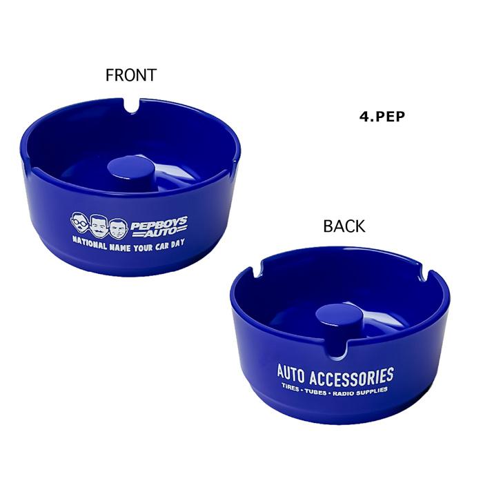 灰皿 卓上灰皿 メラミン 割れにくい ロゴ アメリカン 雑貨 かっこいい スタッキング アッシュトレイ たばこ インテリア 小物入れ アメリカン雑貨 ダブルスリー | ブランド登録なし | 11