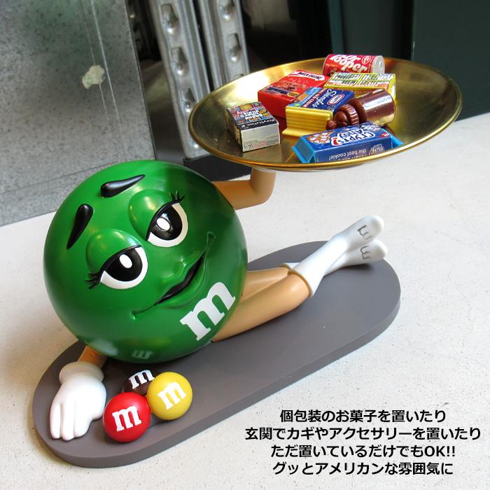 M&M's エムアンドエムズ 小物 トレイ アクセサリー置き 置物 インテリア M&M's キャンディトレイ フィギュア 4色セット 小物置き インテリア