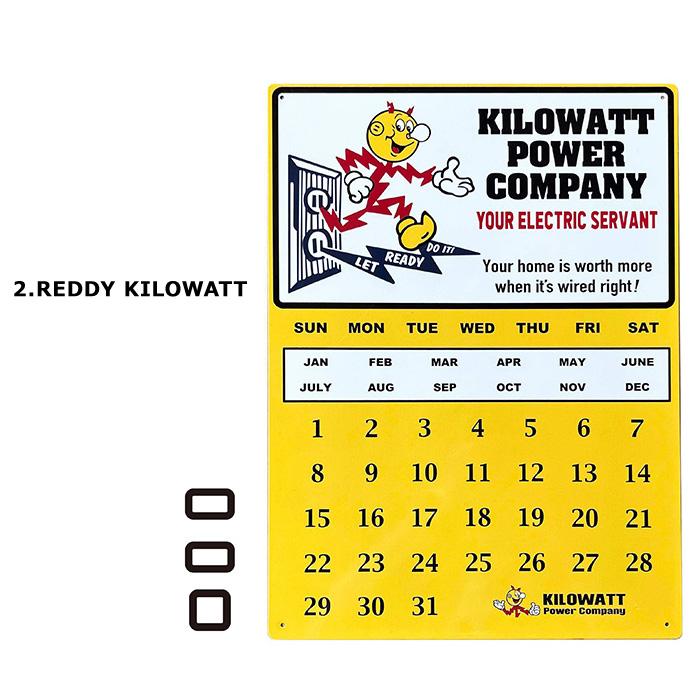 カレンダー 万年カレンダー キャラクター ベティ レディキロ CaliforniaRaisin 看板 インテリアプレート 金属製 アメリカン雑貨 ダブルスリー | ブランド登録なし | 06
