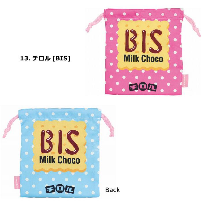 巾着袋 小 巾着袋 給食袋 コップ袋 お弁当袋 ポーチ 小物入れ お菓子シリーズ おやつパッケージ PEZ クッピーラムネ ダブルスリー | ブランド登録なし | 31