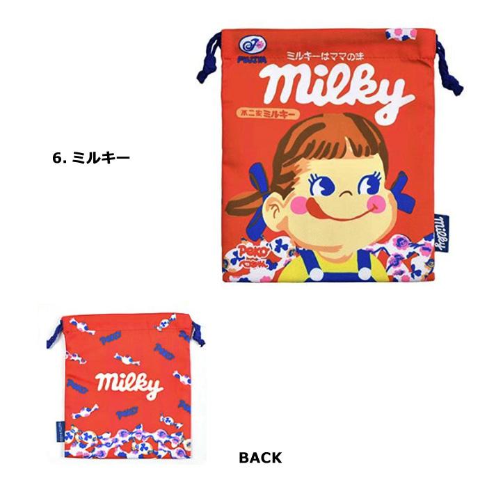 巾着袋 小 巾着袋 給食袋 コップ袋 お弁当袋 ポーチ 小物入れ お菓子シリーズ おやつパッケージ PEZ クッピーラムネ ダブルスリー | ブランド登録なし | 24