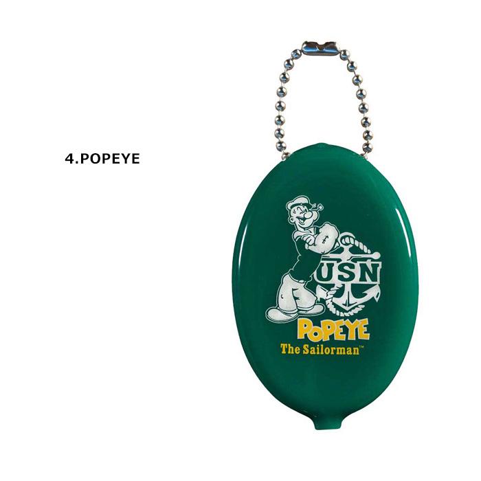 コインケース キーホルダー 小銭入れ DINO PEPSI ポパイ CALIFORNIARAISIN 通学 通勤 アメリカ製 アメリカン雑貨 インスタ映え ダブルスリー | ブランド登録なし | 10