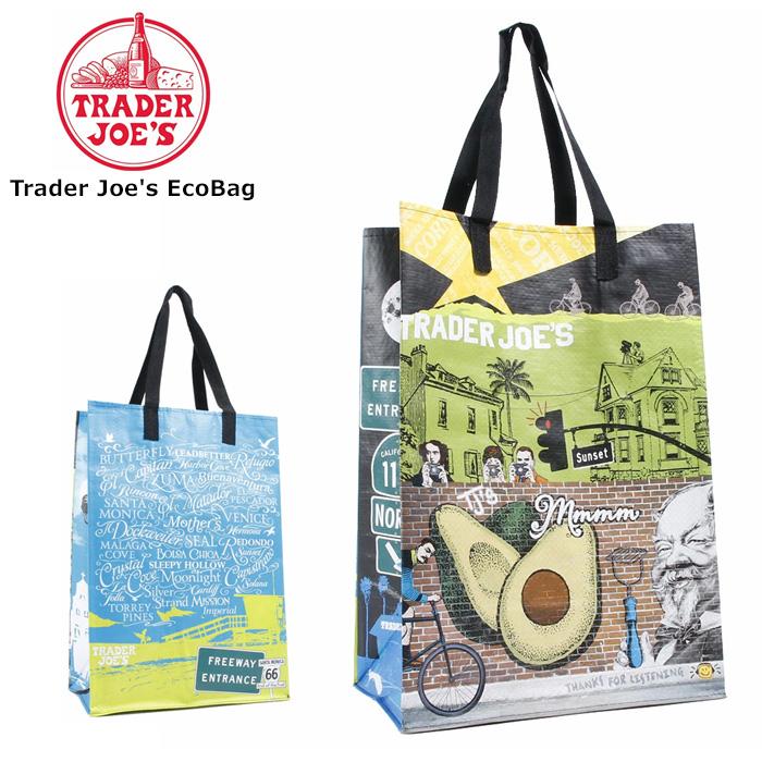 TRADER JOE'S エコバッグ 限定デザイン ショッパー お土産 プレゼント 海外雑貨 アメリカン雑貨 ダブルスリー | ブランド登録なし