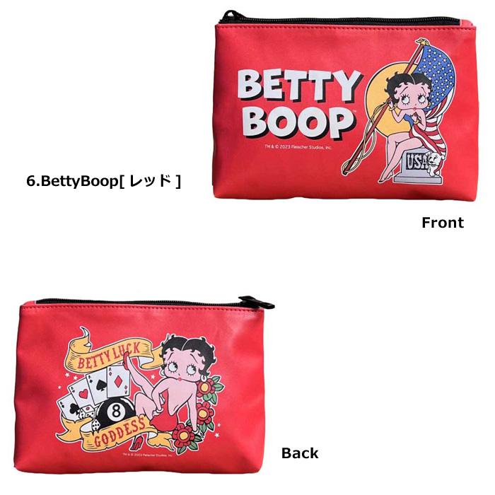ポーチ ペンケース フラットポーチ 小物入れ 通帳入れ ベティちゃん
