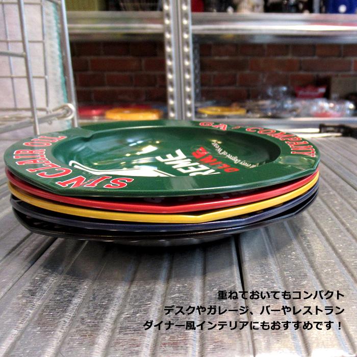 灰皿 卓上灰皿 ブリキ レトロ かっこいい アッシュトレイ たばこ インテリア 小物入れ アメリカンカンパニー アメリカン雑貨 ダブルスリー | ブランド登録なし | 08
