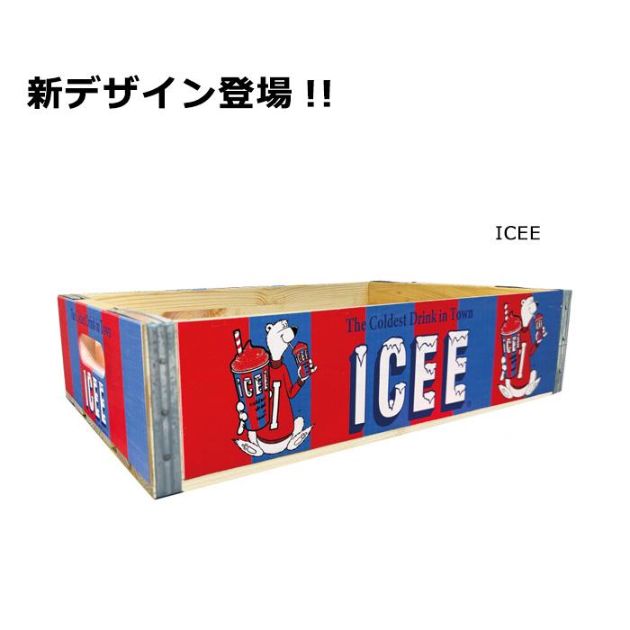 ウッドクレート 木箱 収納ボックス 整理整頓 浅型 木製 整理箱 トレイ SPAM PEPSI 7UP アメリカン雑貨 ダブルスリー | ブランド登録なし | 18