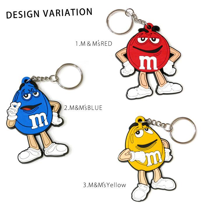 キーホルダー ラバーキーホルダー M&M's ガーフィールド ミシュラン トムとジェリー 入学 入園 卒業 プレゼント 男前雑貨 インスタ映え ダブルスリー | m&m&m's | 20