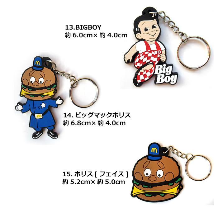 キーホルダー ラバーキーホルダー ガーフィールド パワーパフガールズ BIGBOY マクドナルド 入学 入園 卒業 プレゼント ダブルスリー | ブランド登録なし | 24