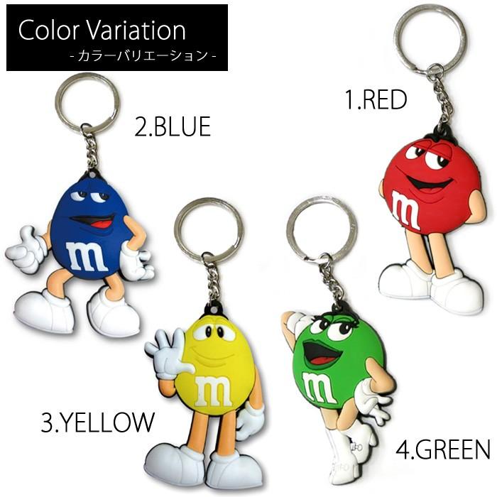 キーホルダー ラバーキーホルダー ラバキー m&m's エムアンドエムズ 入園 入学 卒業 プレゼント ギフト アメリカン雑貨 インスタ映え ダブルスリー | m&m&m's | 23
