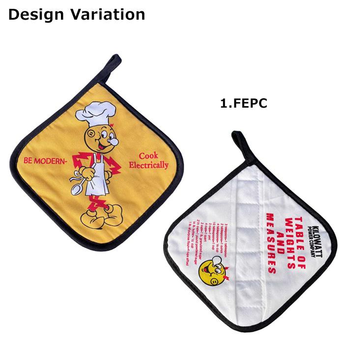 鍋つかみ ミトン 鍋しき おしゃれ ひも付き ポットパッド レディキロ レーズン CRISP かわいい 2Way キッチン雑貨 プレゼント アメリカン雑貨 ダブルスリー | ブランド登録なし | 07