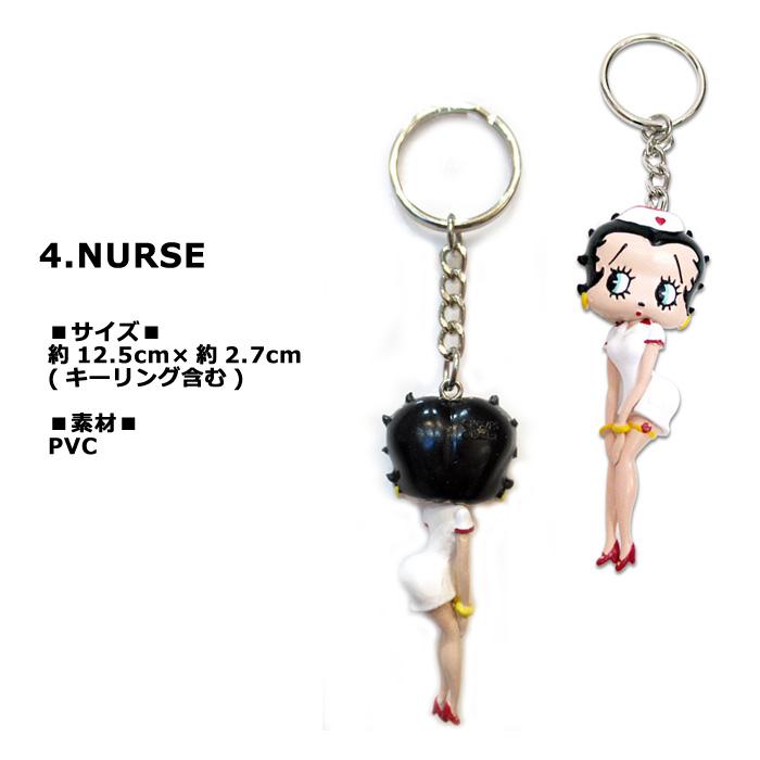 キーホルダー ベティちゃん BettyBoop アメキャラ 立体的 3D プレゼント アメリカン雑貨 ダブルスリー | ブランド登録なし | 10