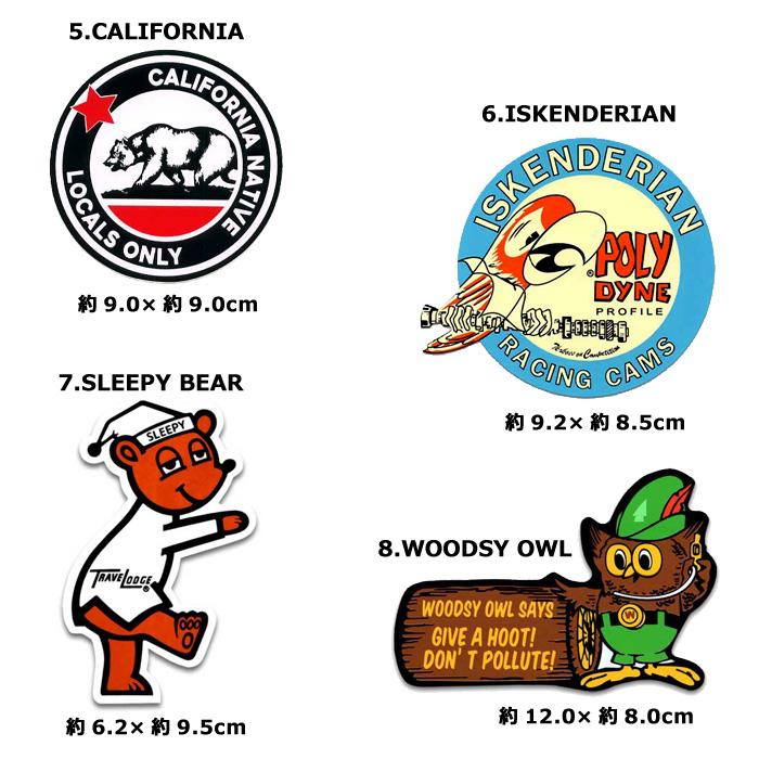 ステッカー シール デコ AMOCO Coleman ブリヂストン かっこいい