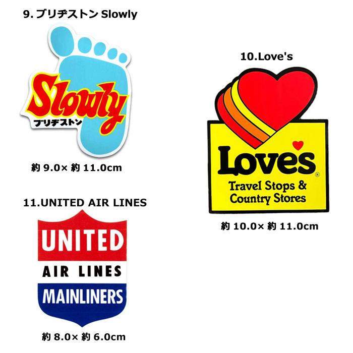 ステッカー シール デコ AMOCO Coleman ブリヂストン かっこいい