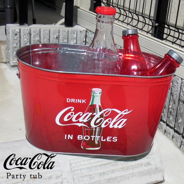 コカコーラ グッズ パーティータブ バケツ Coca Cola 収納 アウトドア 